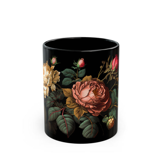Vintage Victorian Roses Coffee Mug
