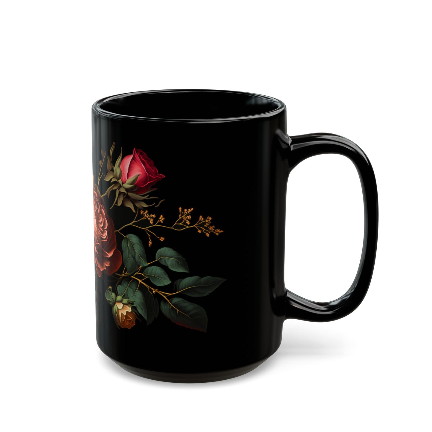 Vintage Victorian Roses Coffee Mug