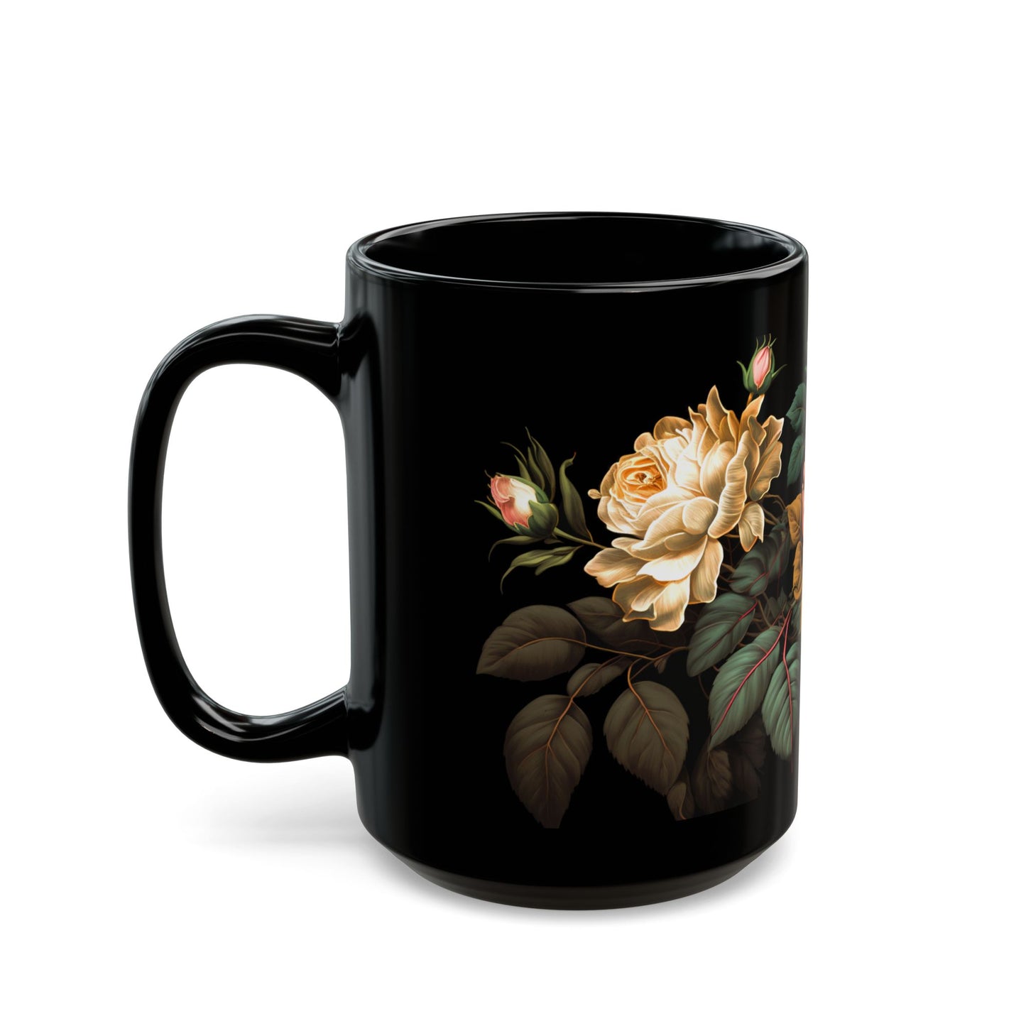 Vintage Victorian Roses Coffee Mug
