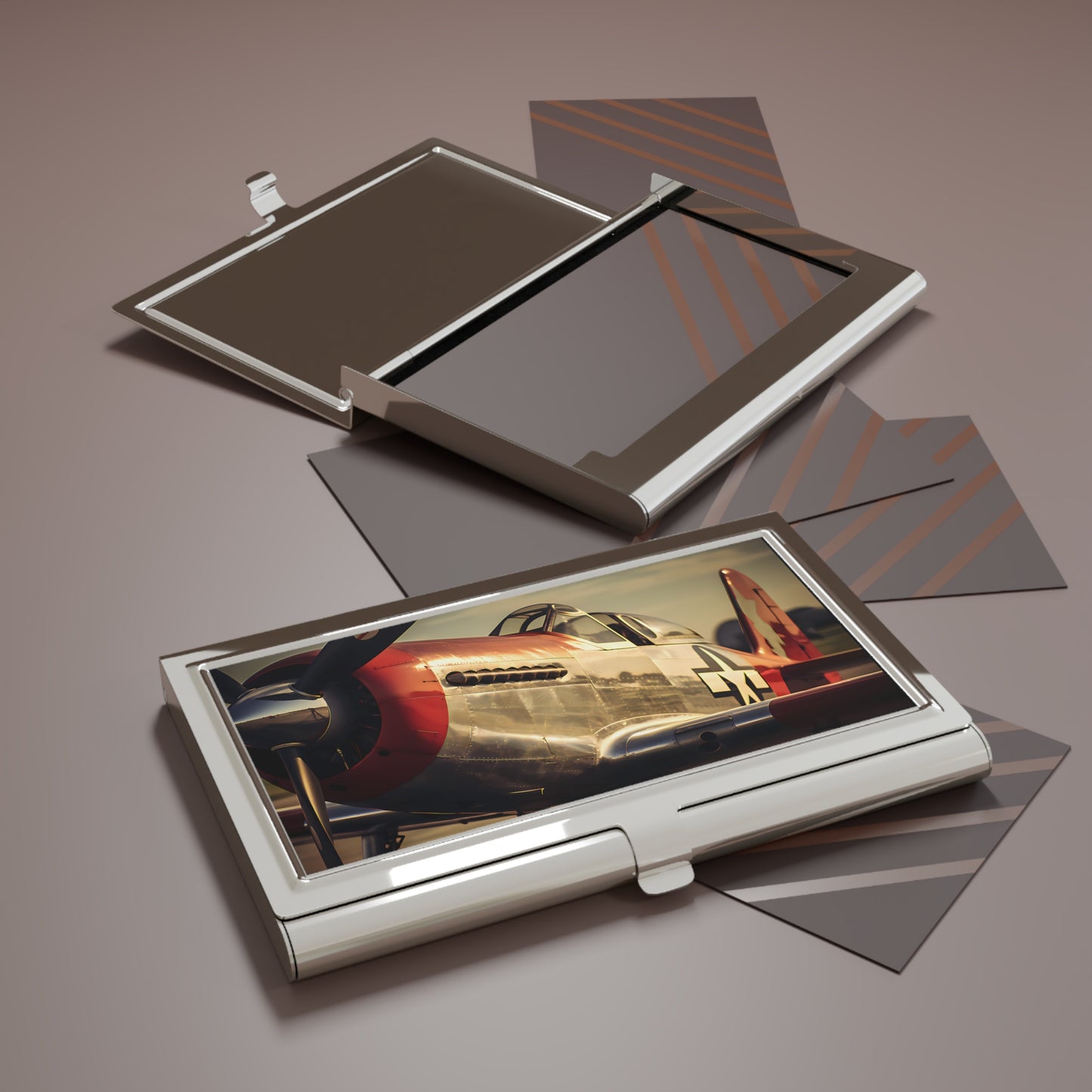 North American P-51 Mustang Business Card Holder