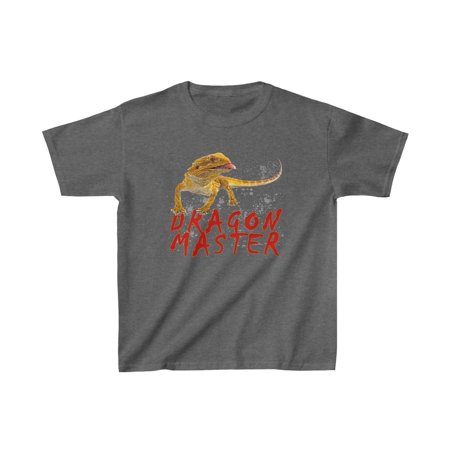 Bearded Dragon Master Youth Short Sleeve T-Shirt - Gray