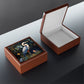 Midnight Great Blue Heron Art Gift and Jewelry Box