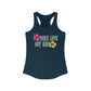 Racerback Tank - Make Love Not War Women's Ideal Tank Top