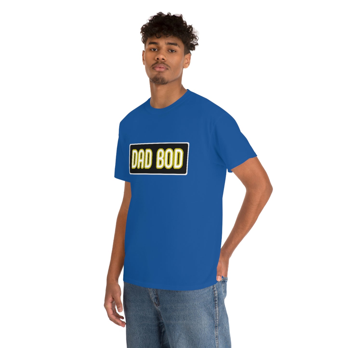 Dad Bod Unisex Heavy Cotton Tee Father Daddy Body Joke fun funny Present Gift