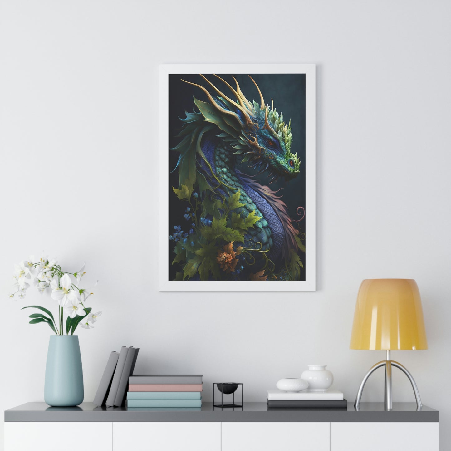 Mr. Dragon | Framed Vertical Poster