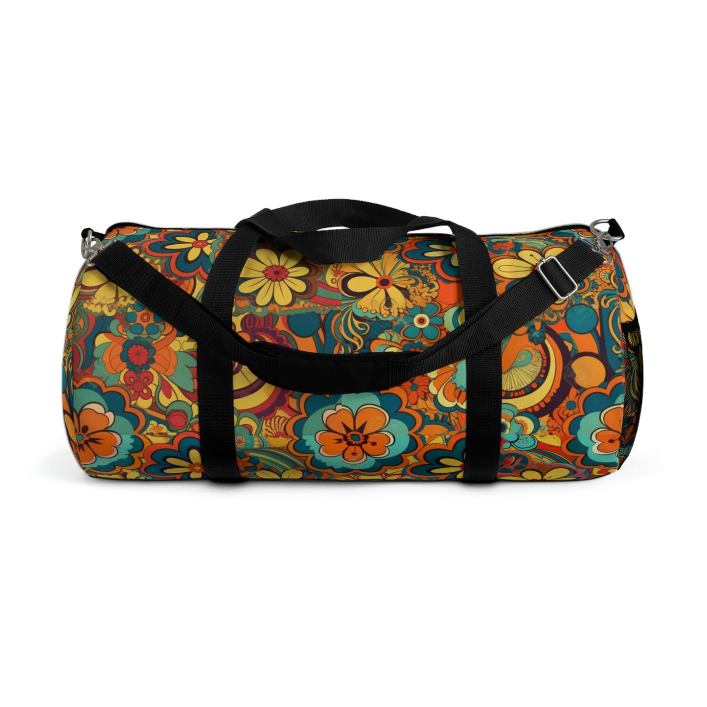 BOHO Floral Duffel Bag - Take a trip back to the 60's with this hippy inspired fairycore duffle