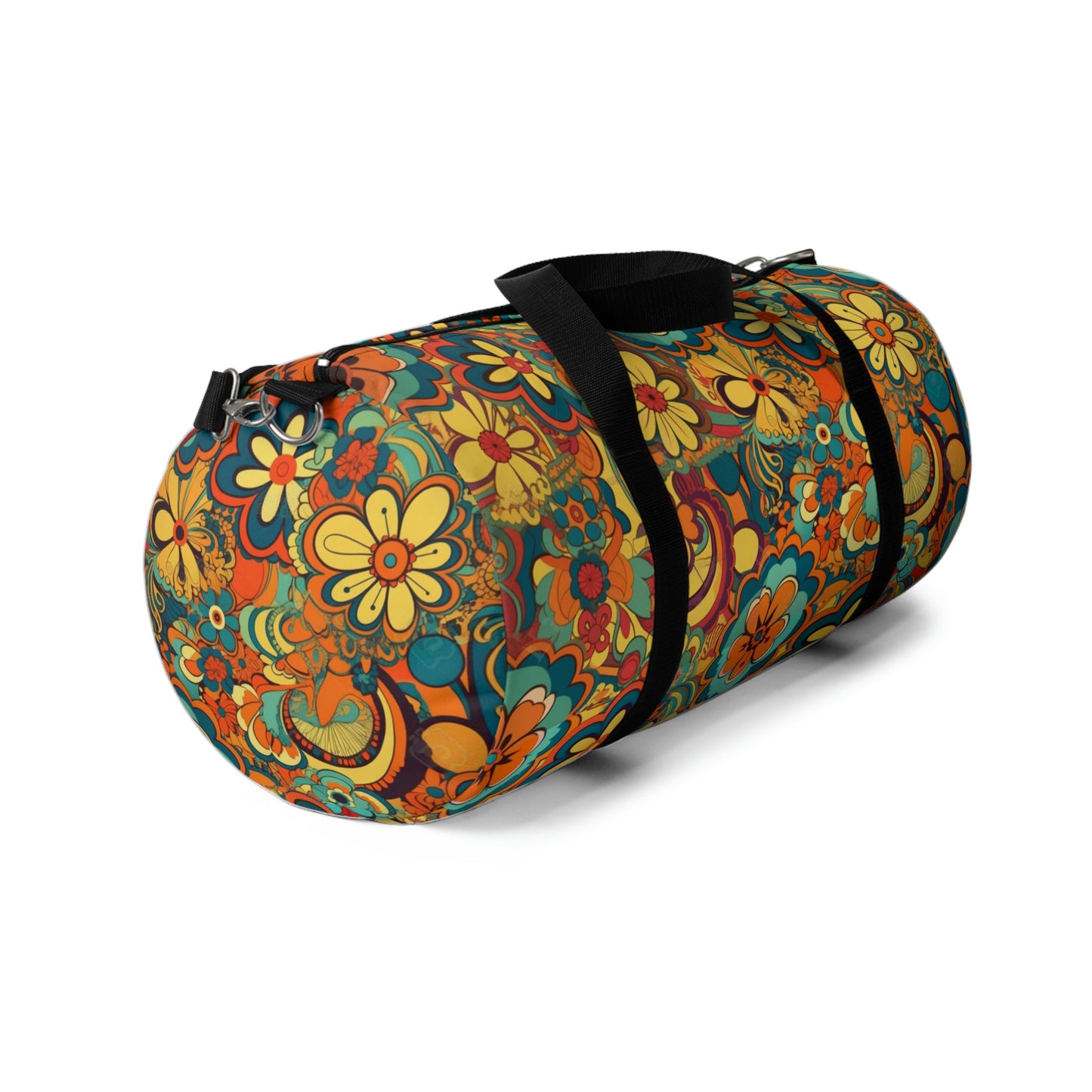 BOHO Floral Duffel Bag - Take a trip back to the 60's with this hippy inspired fairycore duffle