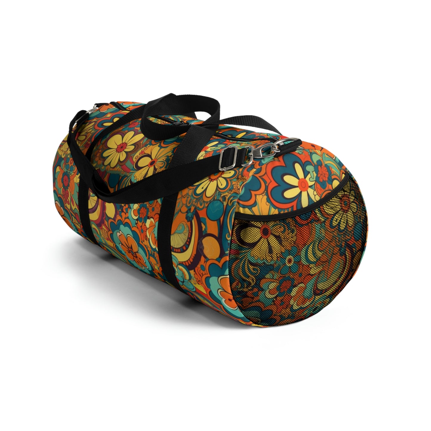 BOHO Floral Duffel Bag - Take a trip back to the 60's with this hippy inspired fairycore duffle