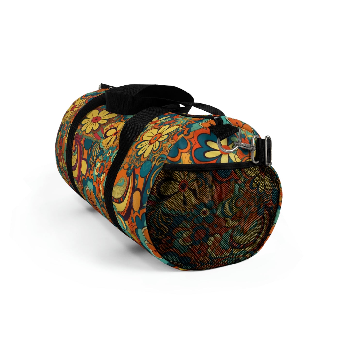 BOHO Floral Duffel Bag - Take a trip back to the 60's with this hippy inspired fairycore duffle