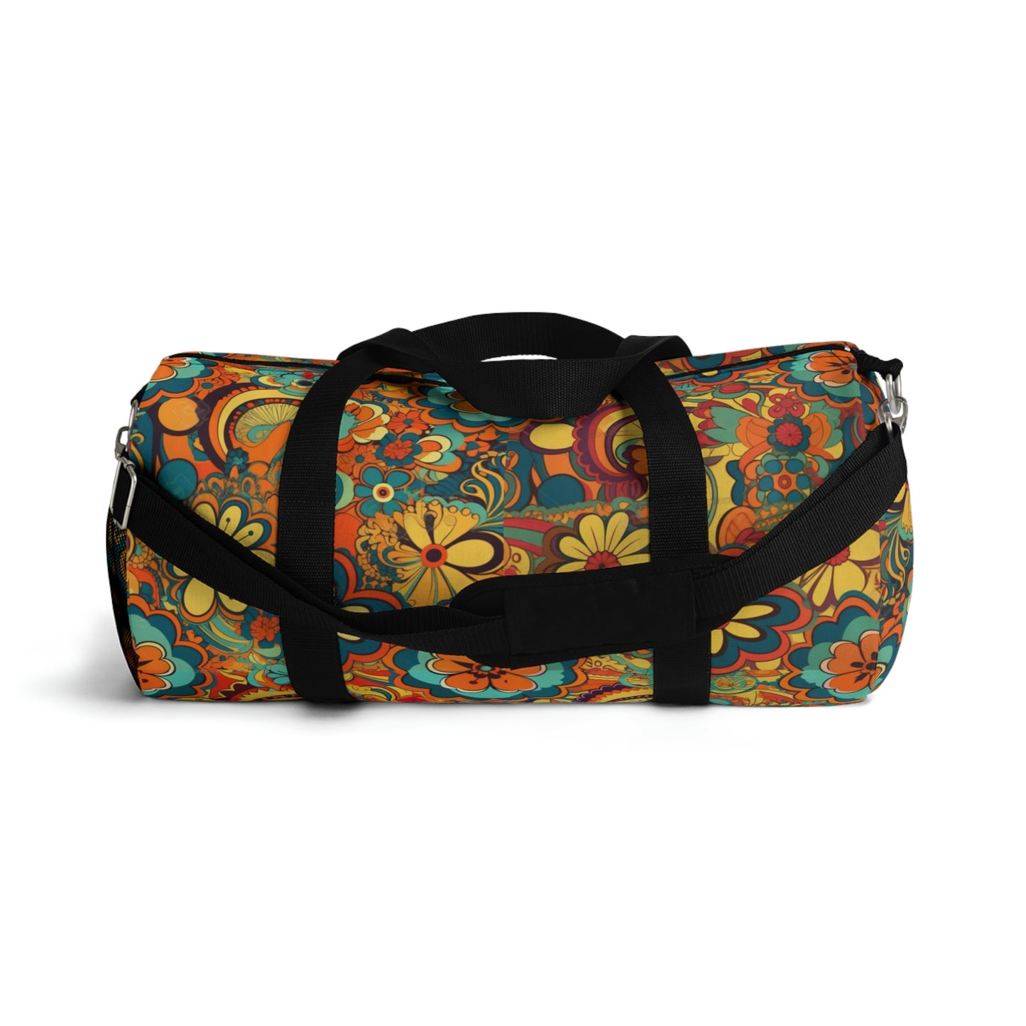 BOHO Floral Duffel Bag - Take a trip back to the 60's with this hippy inspired fairycore duffle