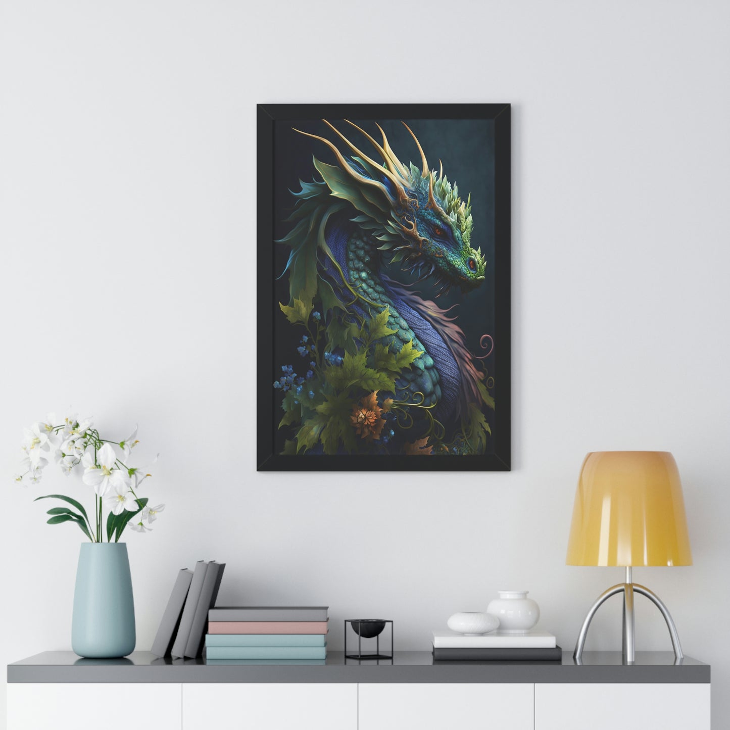 Mr. Dragon | Framed Vertical Poster