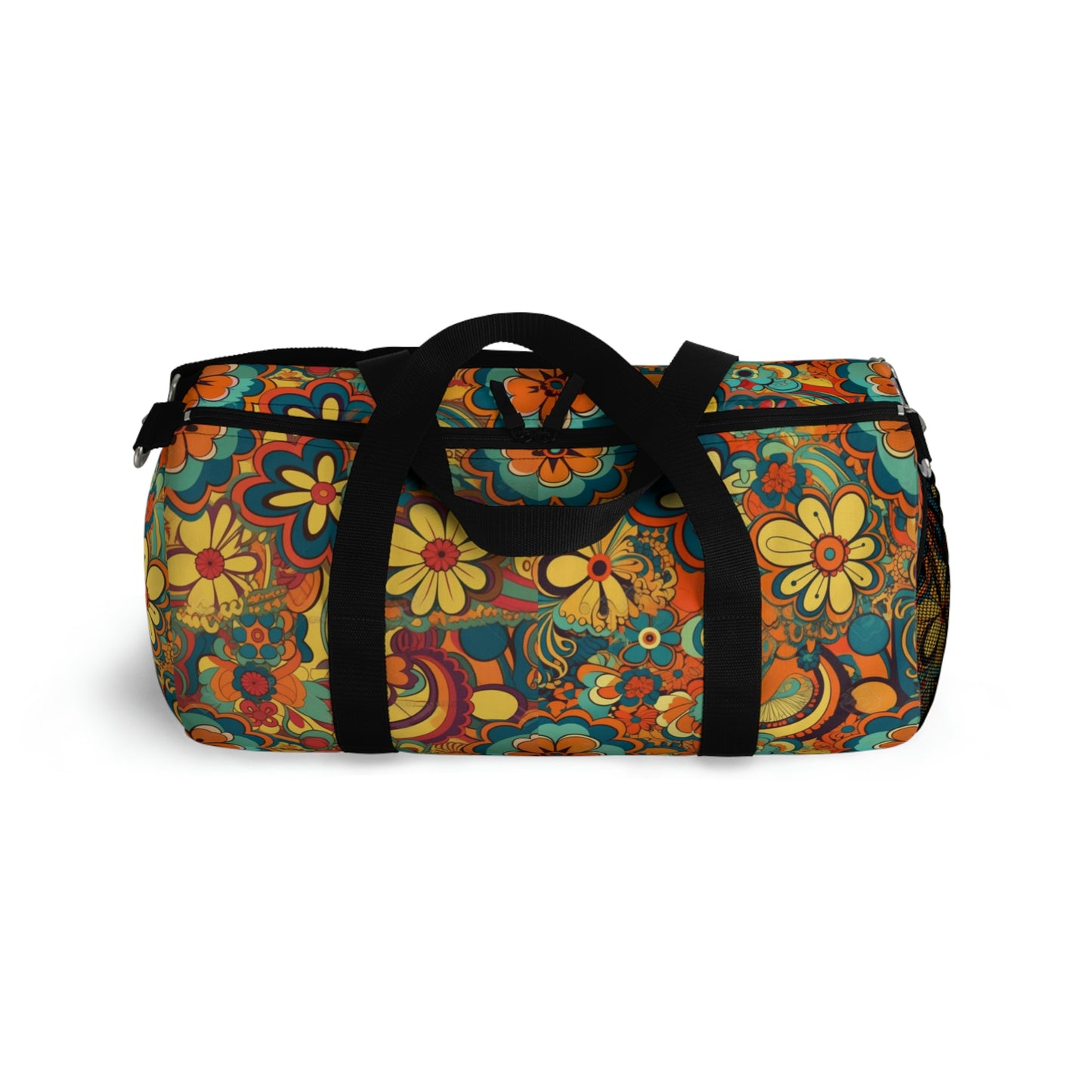 BOHO Floral Duffel Bag - Take a trip back to the 60's with this hippy inspired fairycore duffle