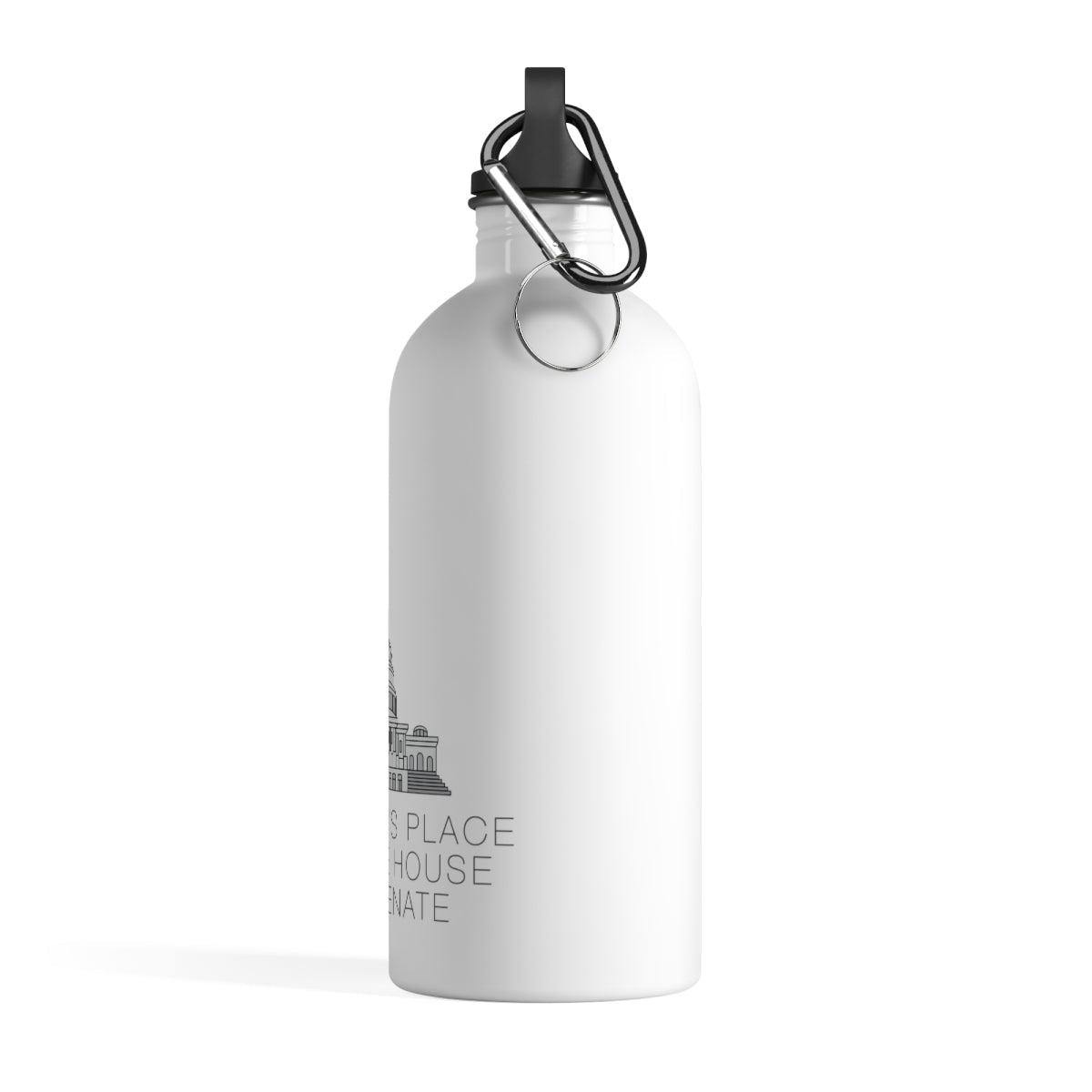 A Woman's Place is in The House and Senate Stainless Steel Water Bottle