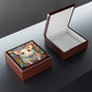 Abstract Hamster Jewelry Keepsake Box