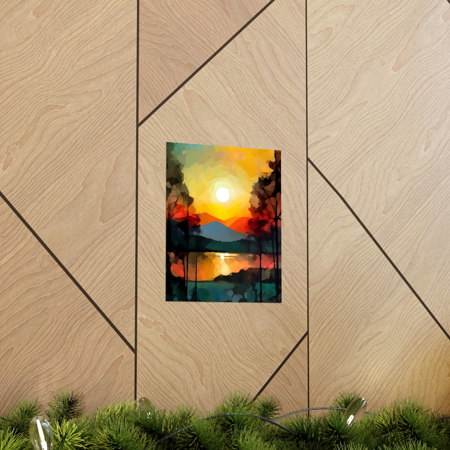 Abstract Landscape | Premium Matte Vertical Posters