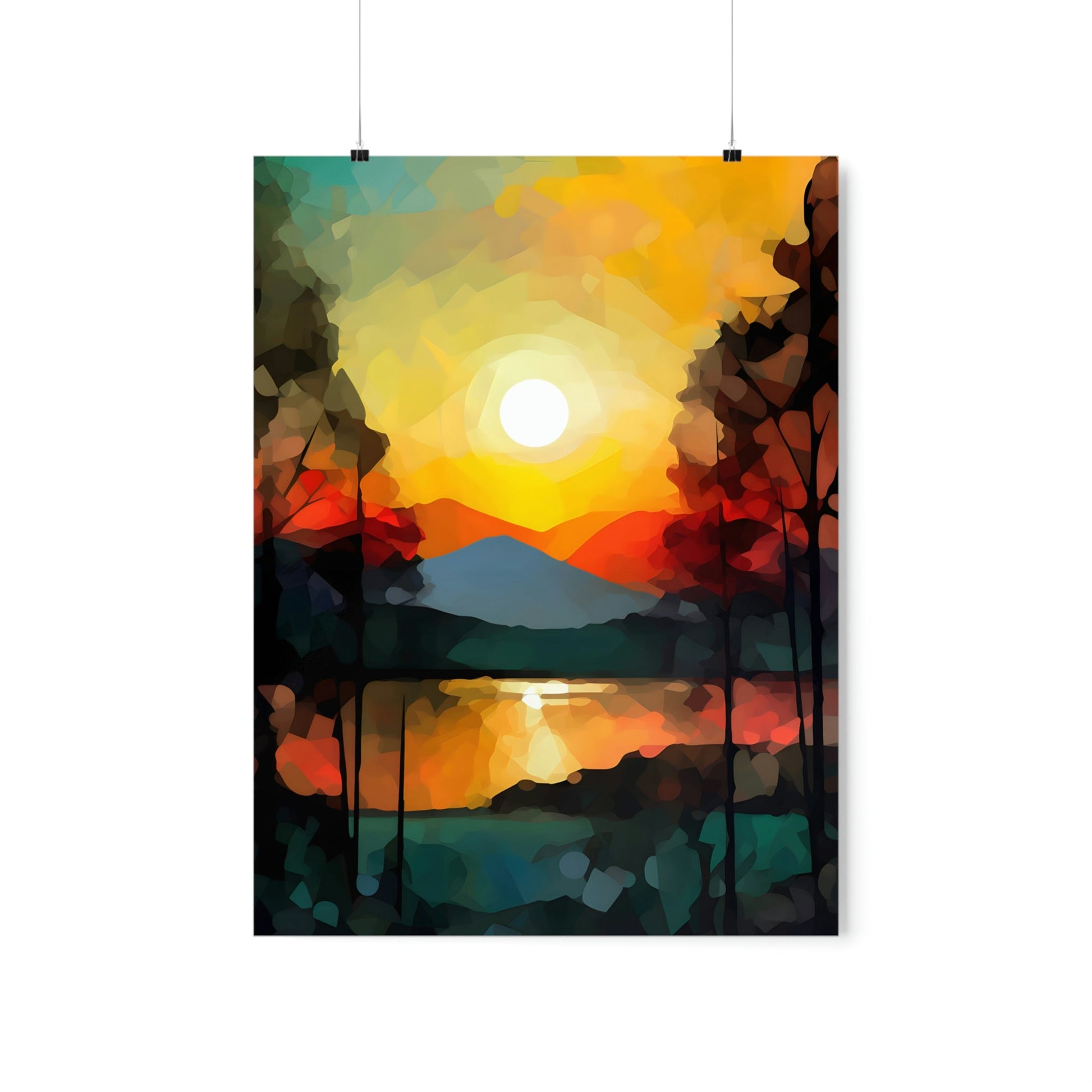 Abstract Landscape | Premium Matte Vertical Posters