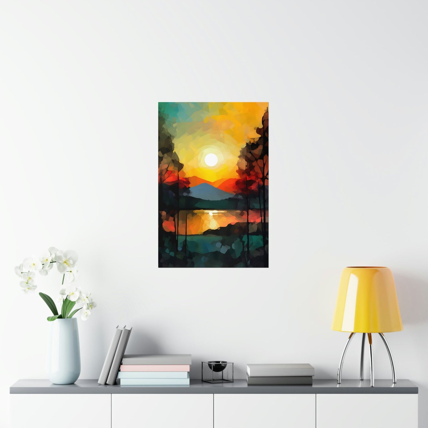 Abstract Landscape | Premium Matte Vertical Posters