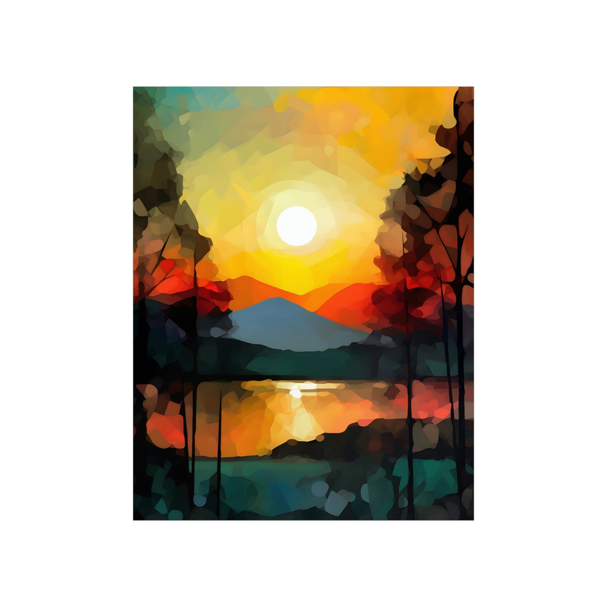 Abstract Landscape | Premium Matte Vertical Posters