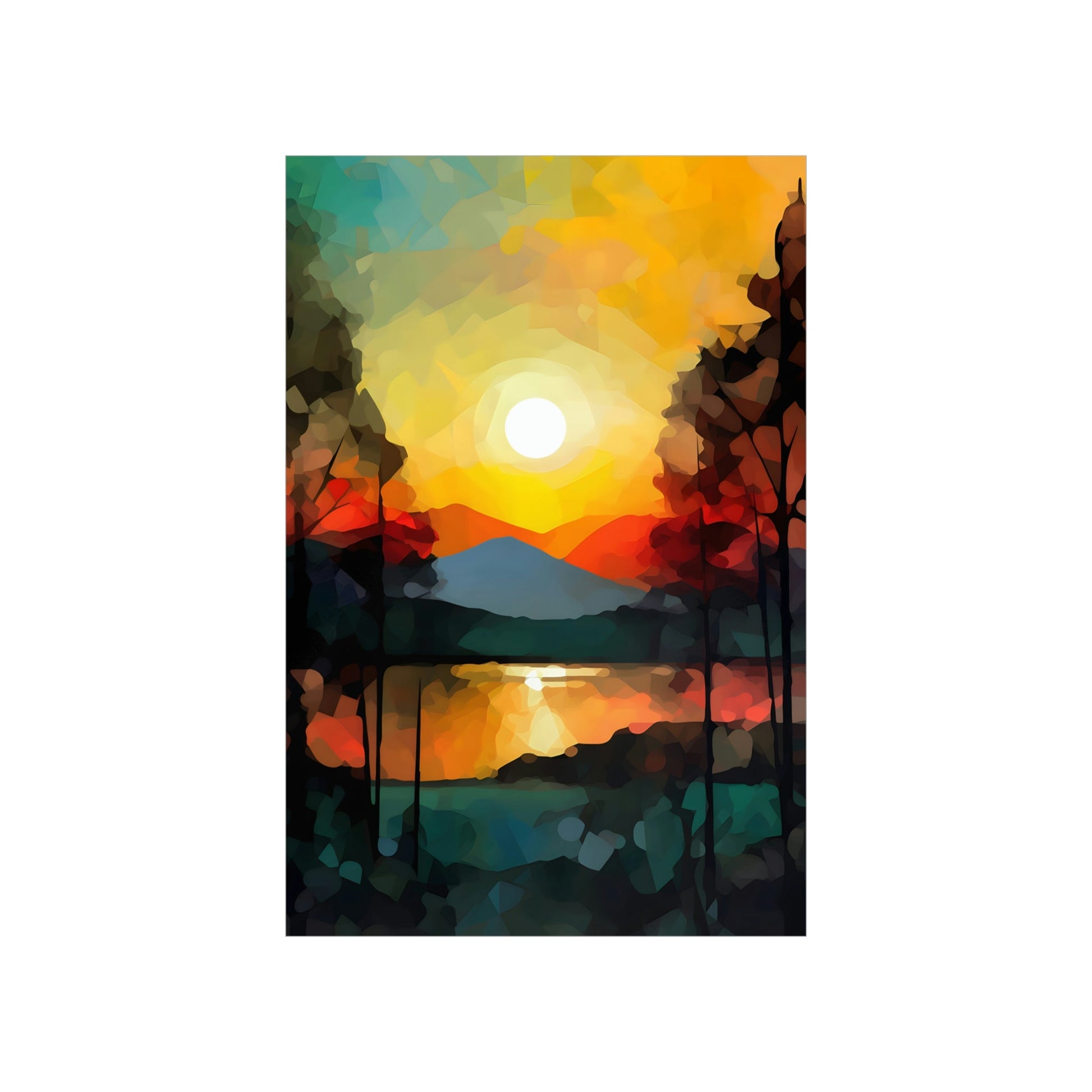 Abstract Landscape | Premium Matte Vertical Posters