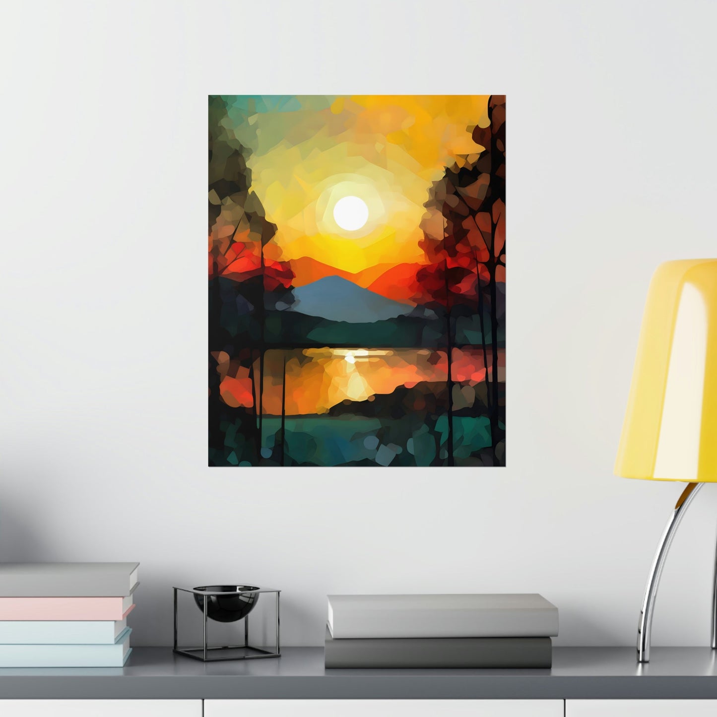 Abstract Landscape | Premium Matte Vertical Posters