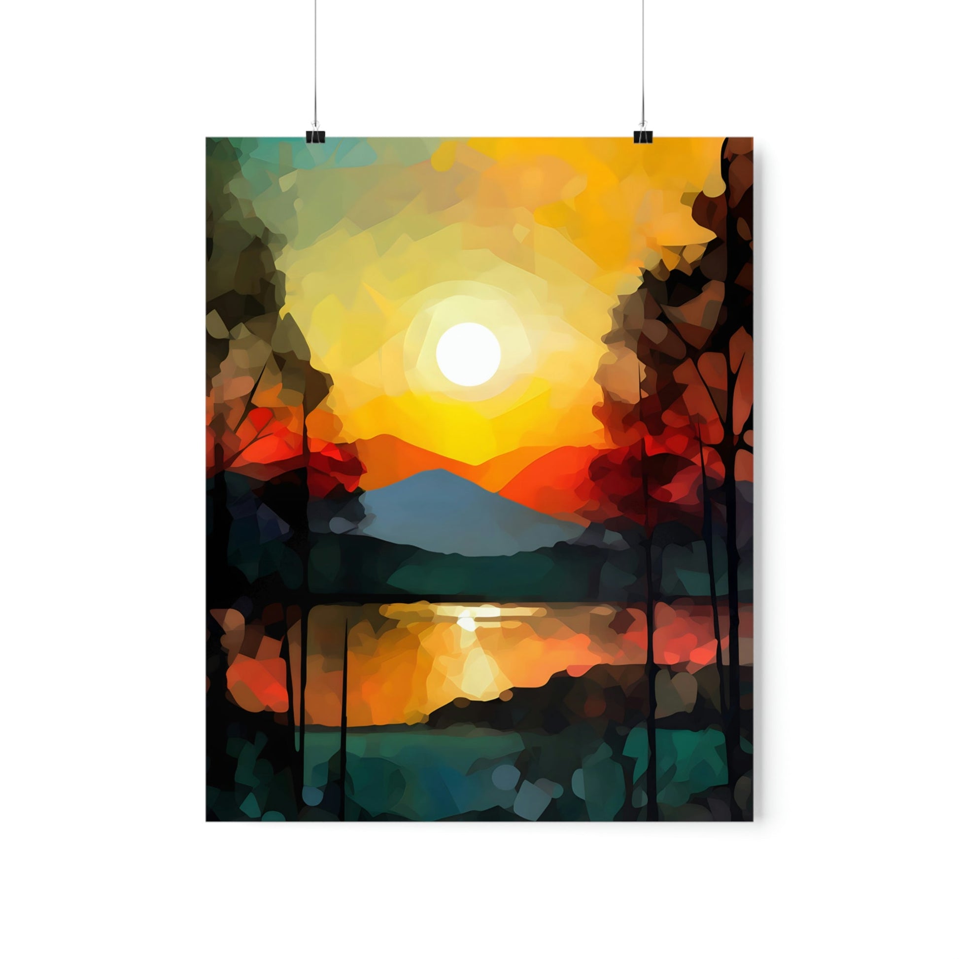 Abstract Landscape | Premium Matte Vertical Posters