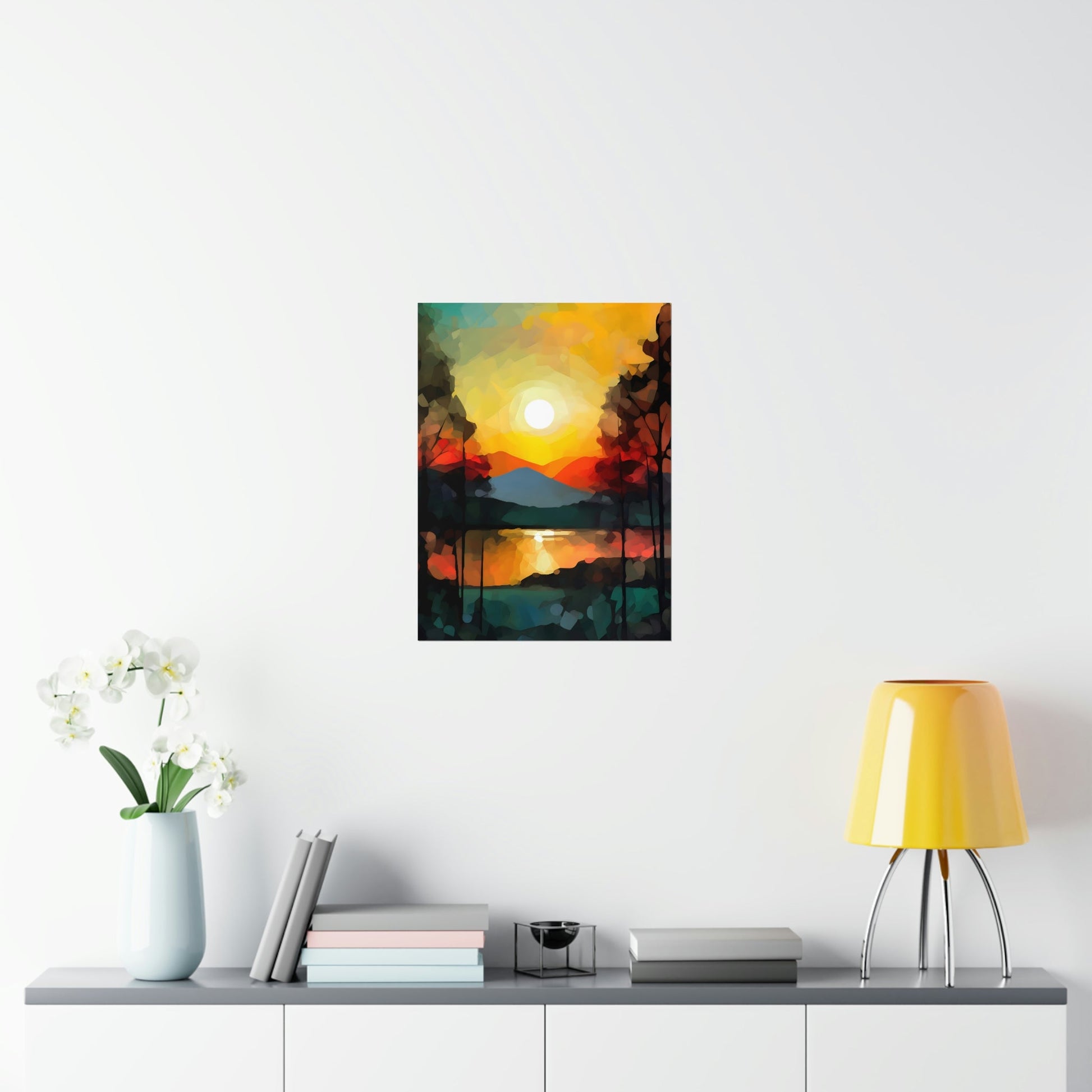 Abstract Landscape | Premium Matte Vertical Posters