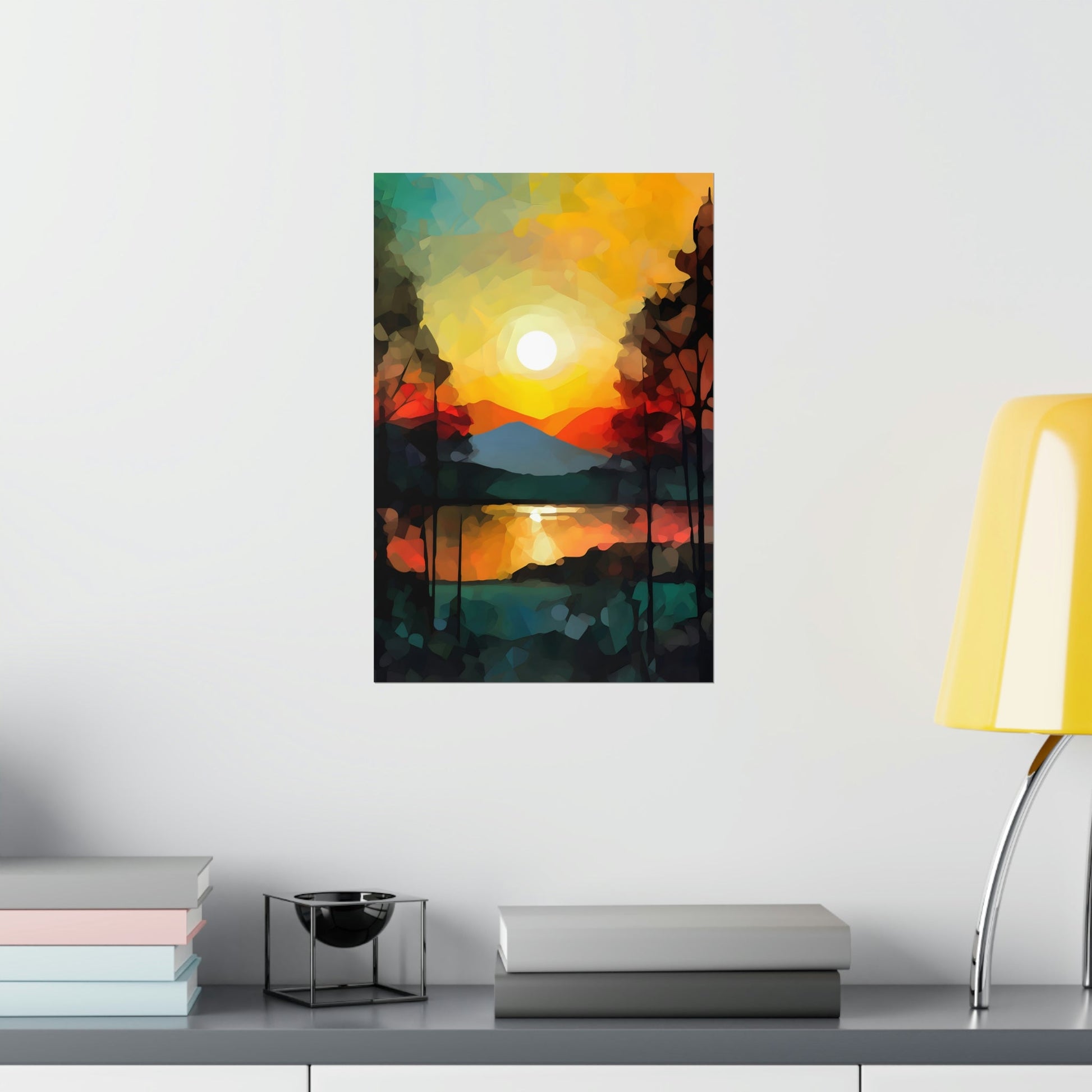 Abstract Landscape | Premium Matte Vertical Posters