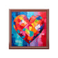 Abstract Pop Art Heart Jewelry Box