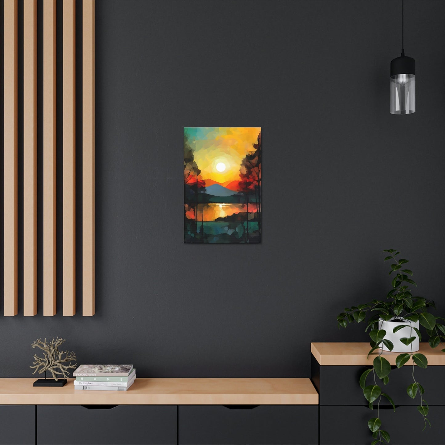 Abstract Style Landscape | Canvas Gallery Wraps