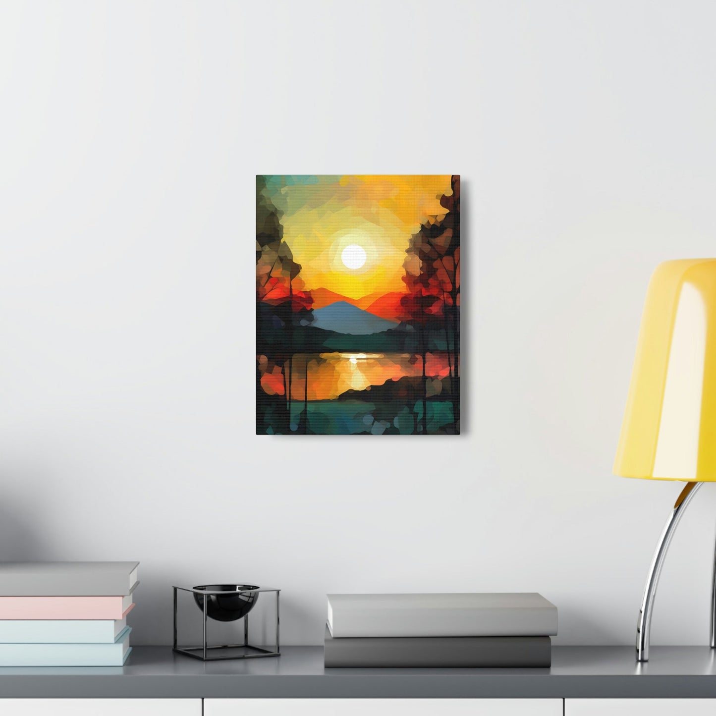 Abstract Style Landscape | Canvas Gallery Wraps