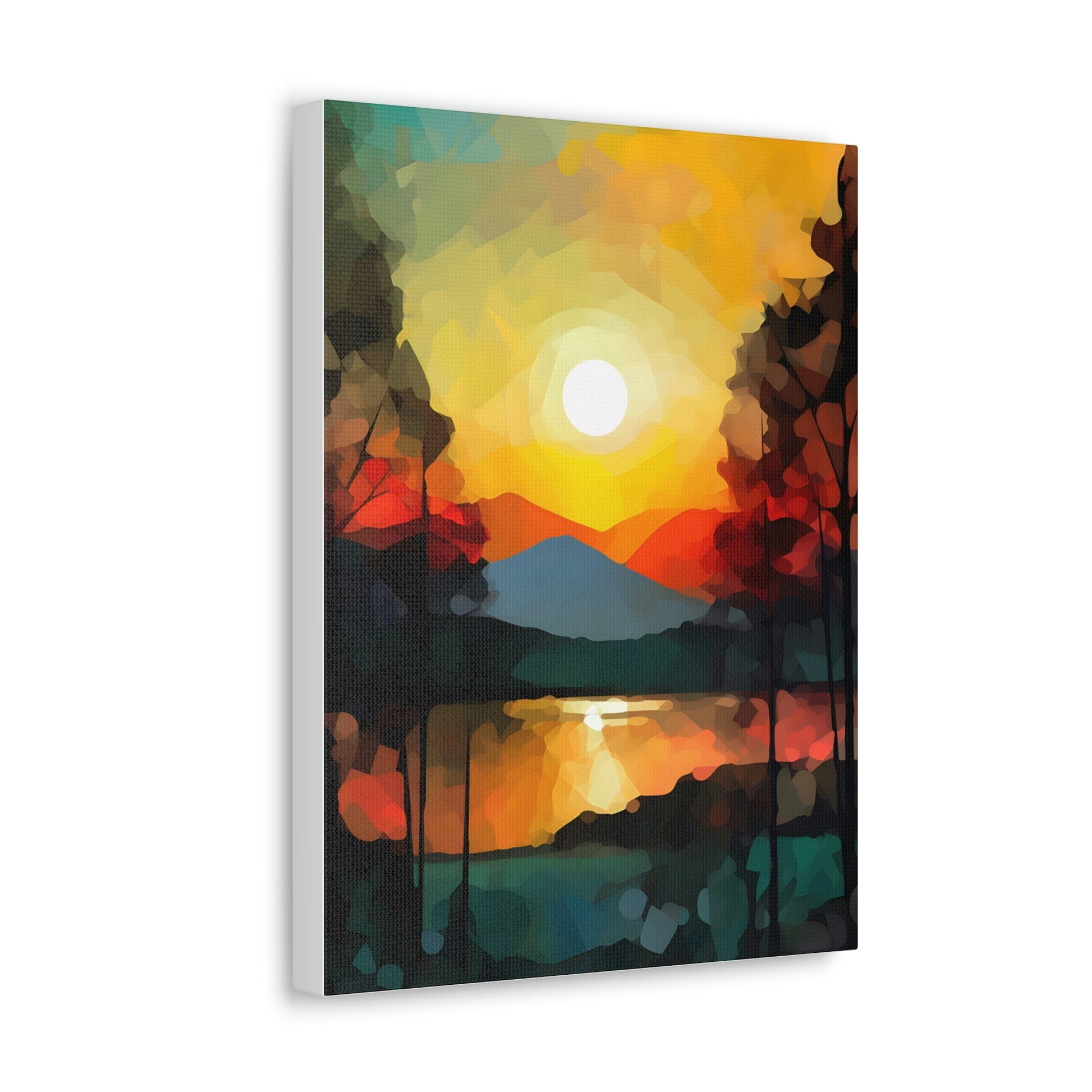 Abstract Style Landscape | Canvas Gallery Wraps