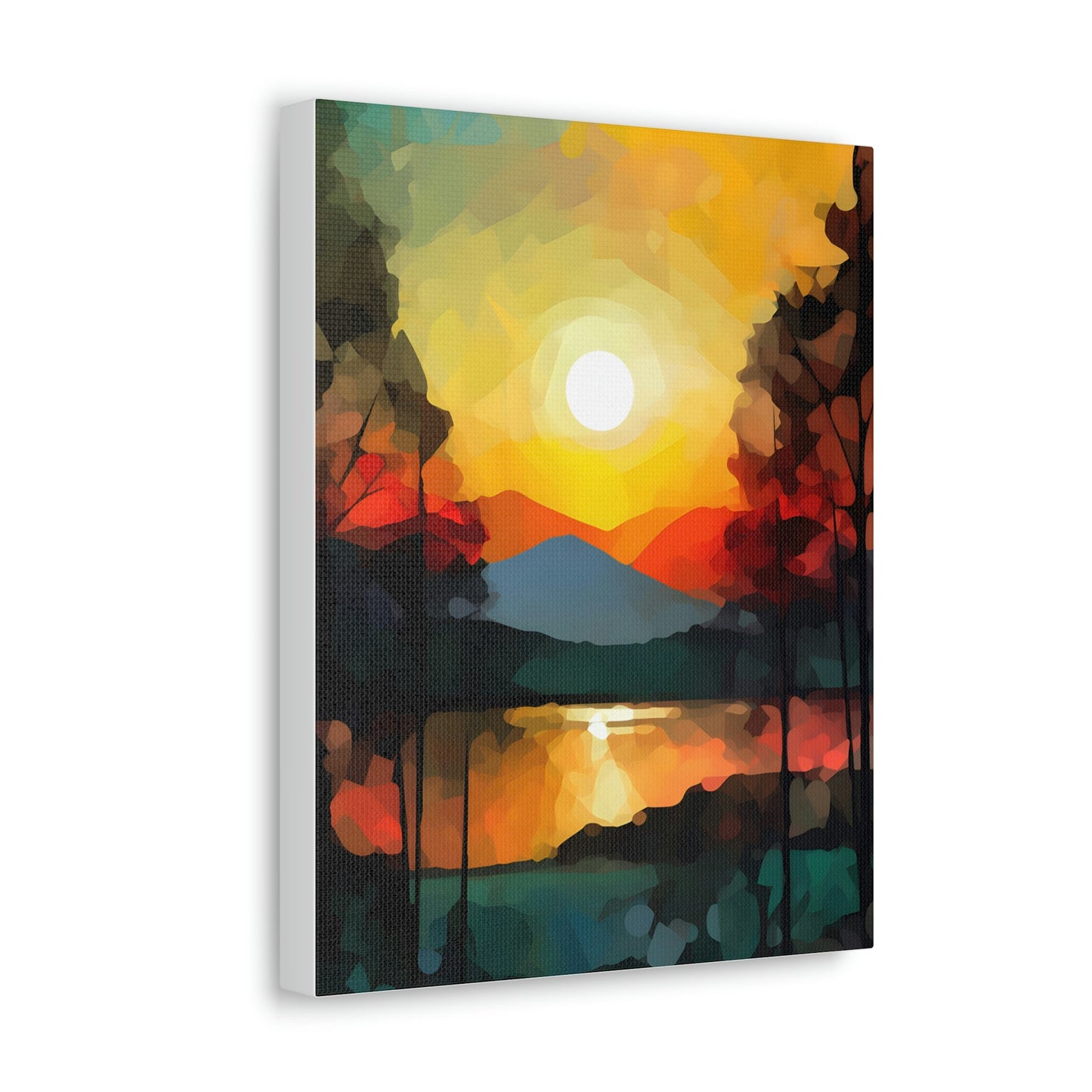 Abstract Style Landscape | Canvas Gallery Wraps