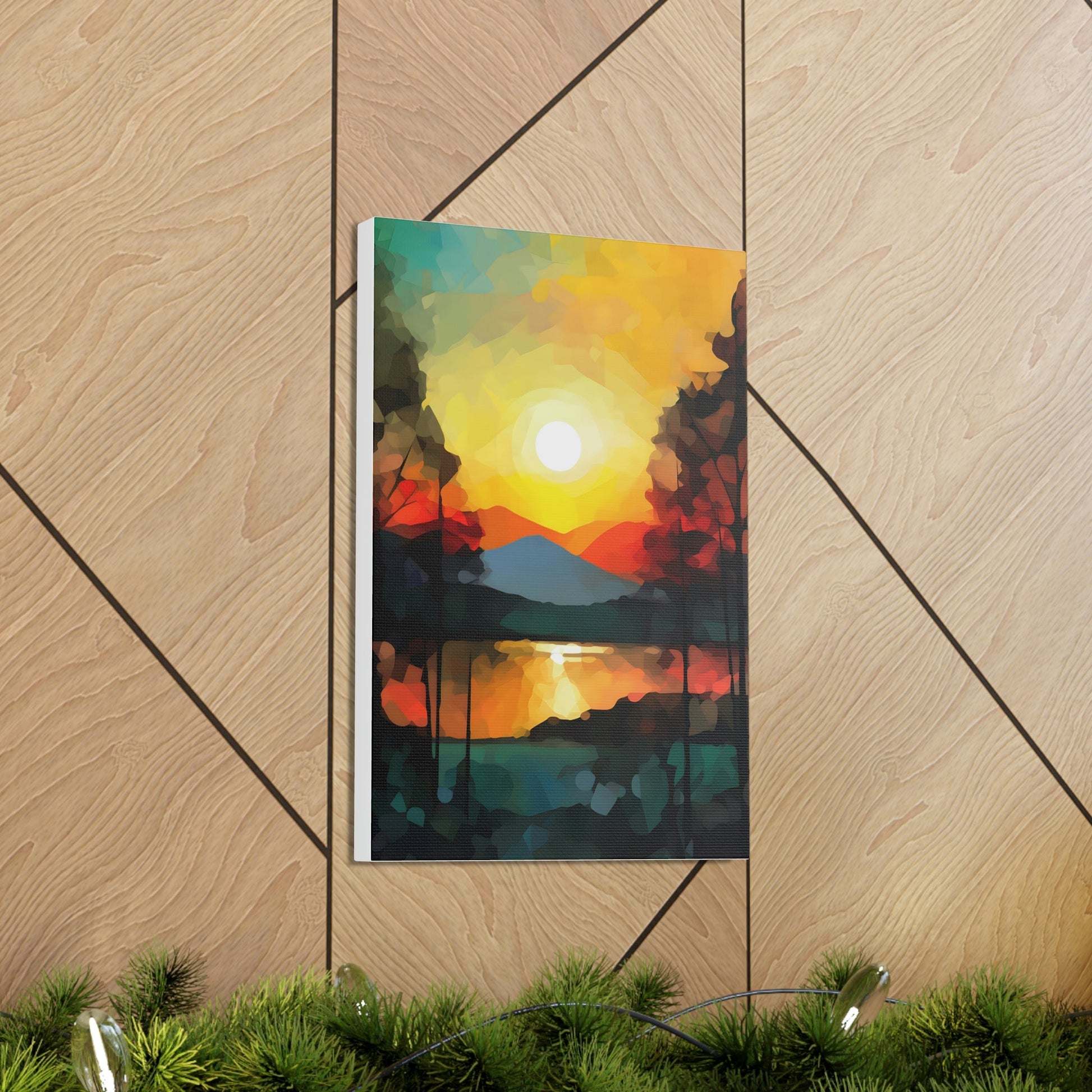 Abstract Style Landscape | Canvas Gallery Wraps