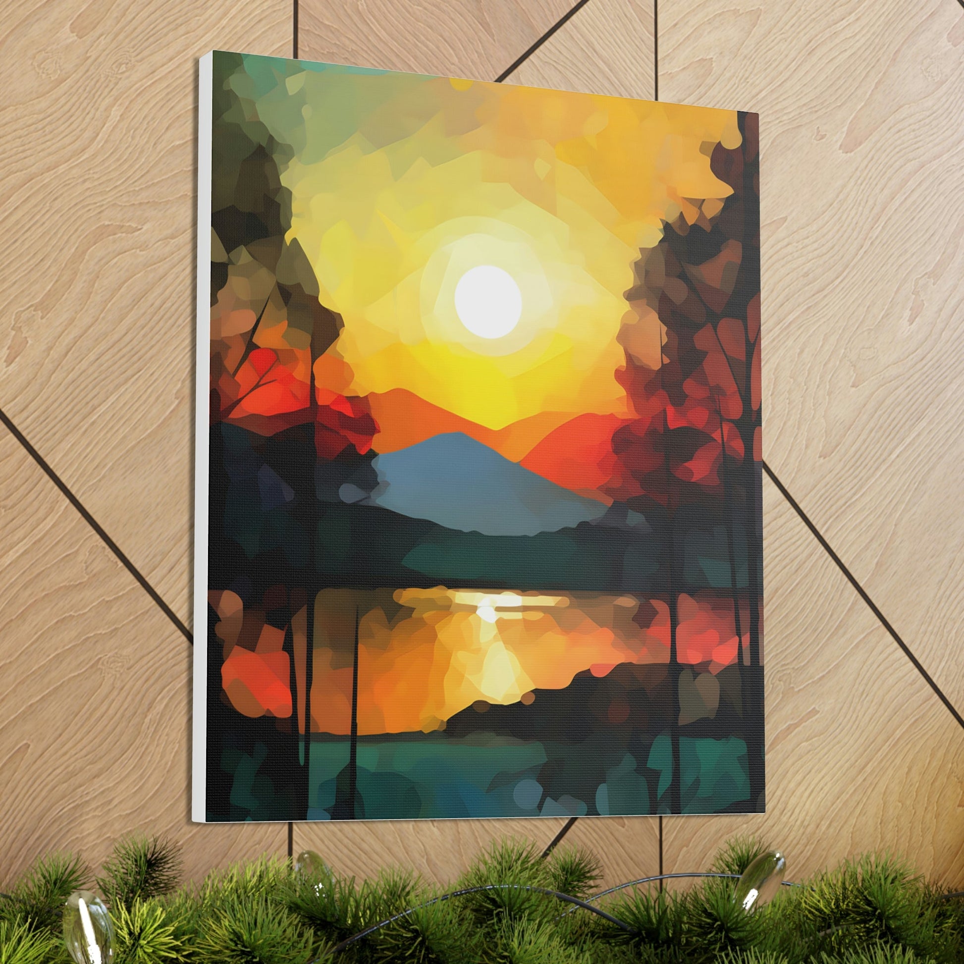 Abstract Style Landscape | Canvas Gallery Wraps