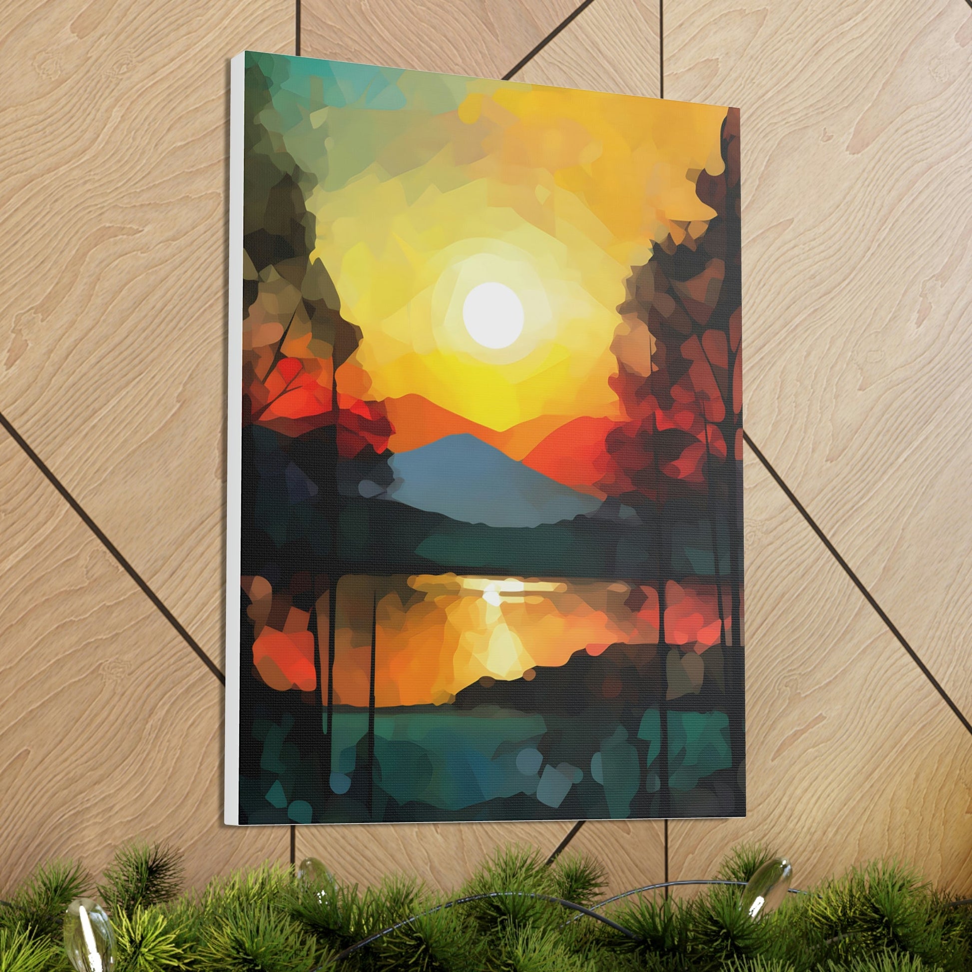 Abstract Style Landscape | Canvas Gallery Wraps