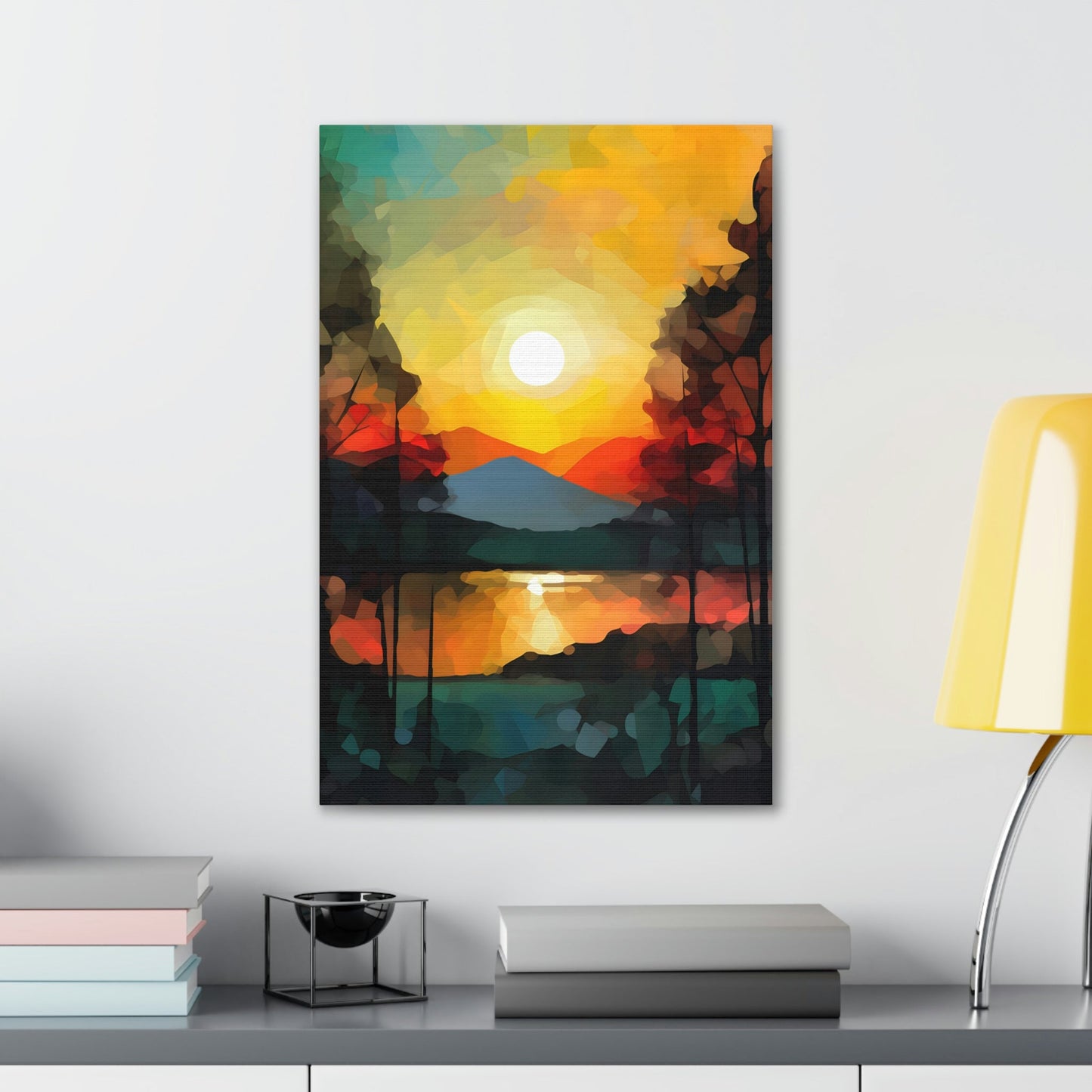 Abstract Style Landscape | Canvas Gallery Wraps