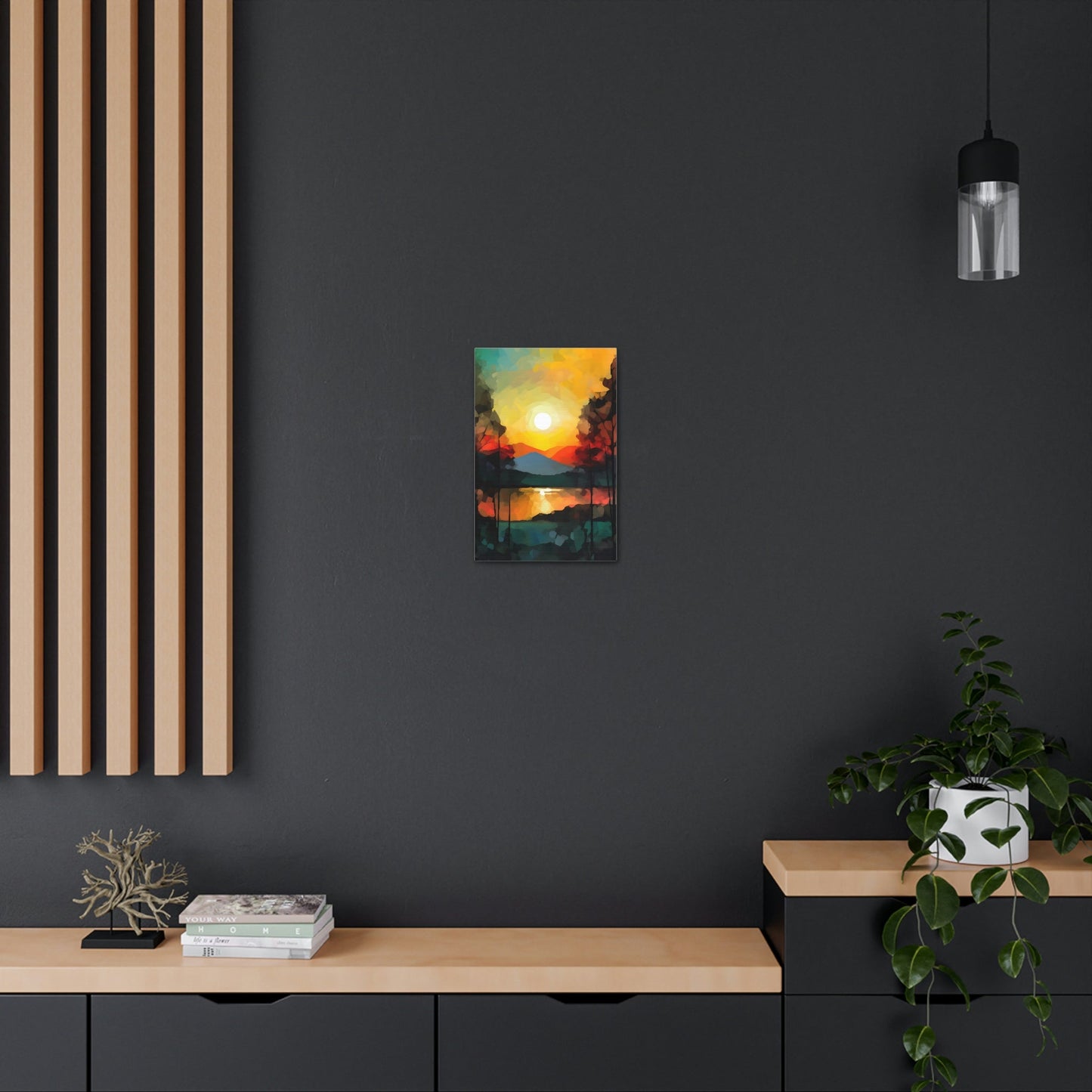 Abstract Style Landscape | Canvas Gallery Wraps