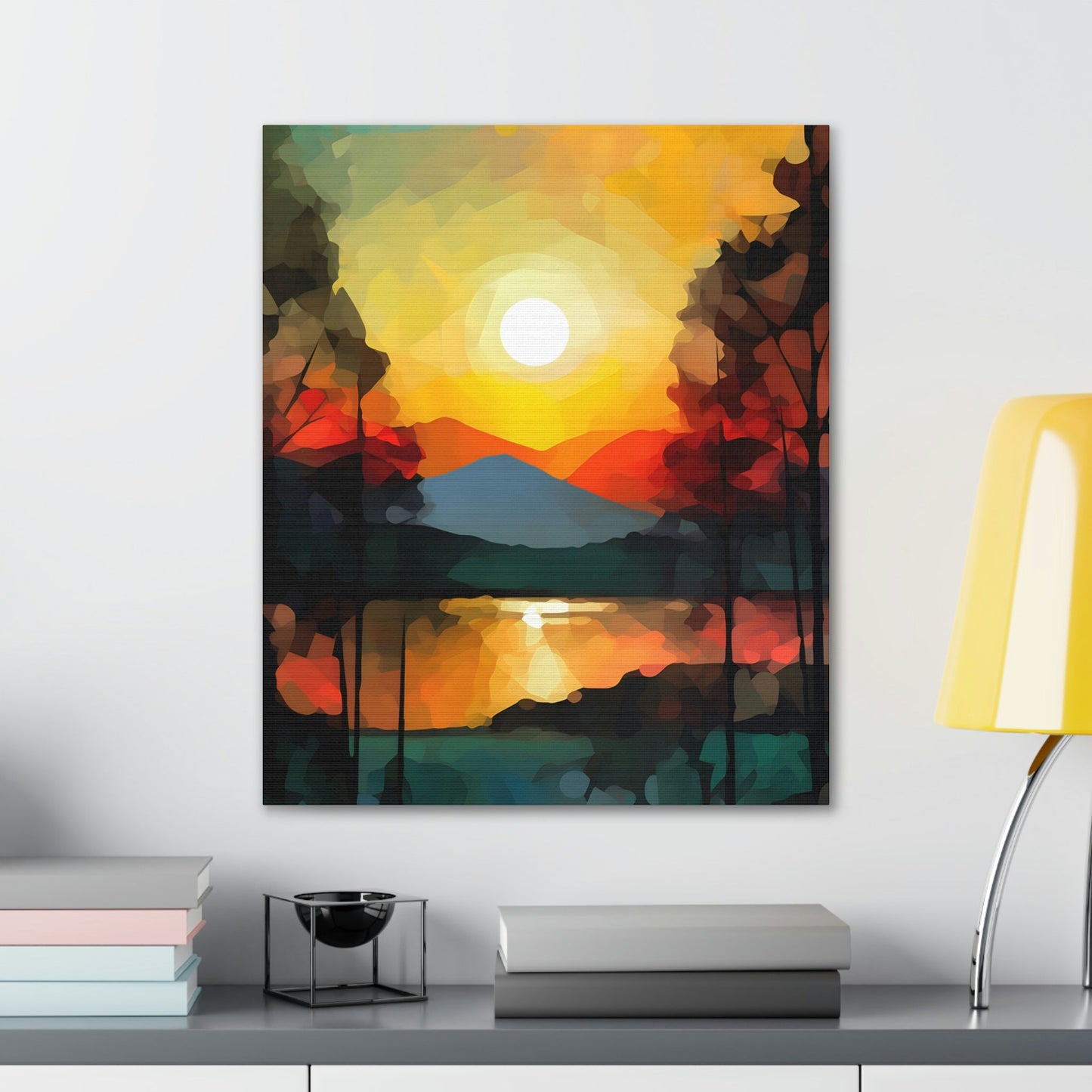 Abstract Style Landscape | Canvas Gallery Wraps