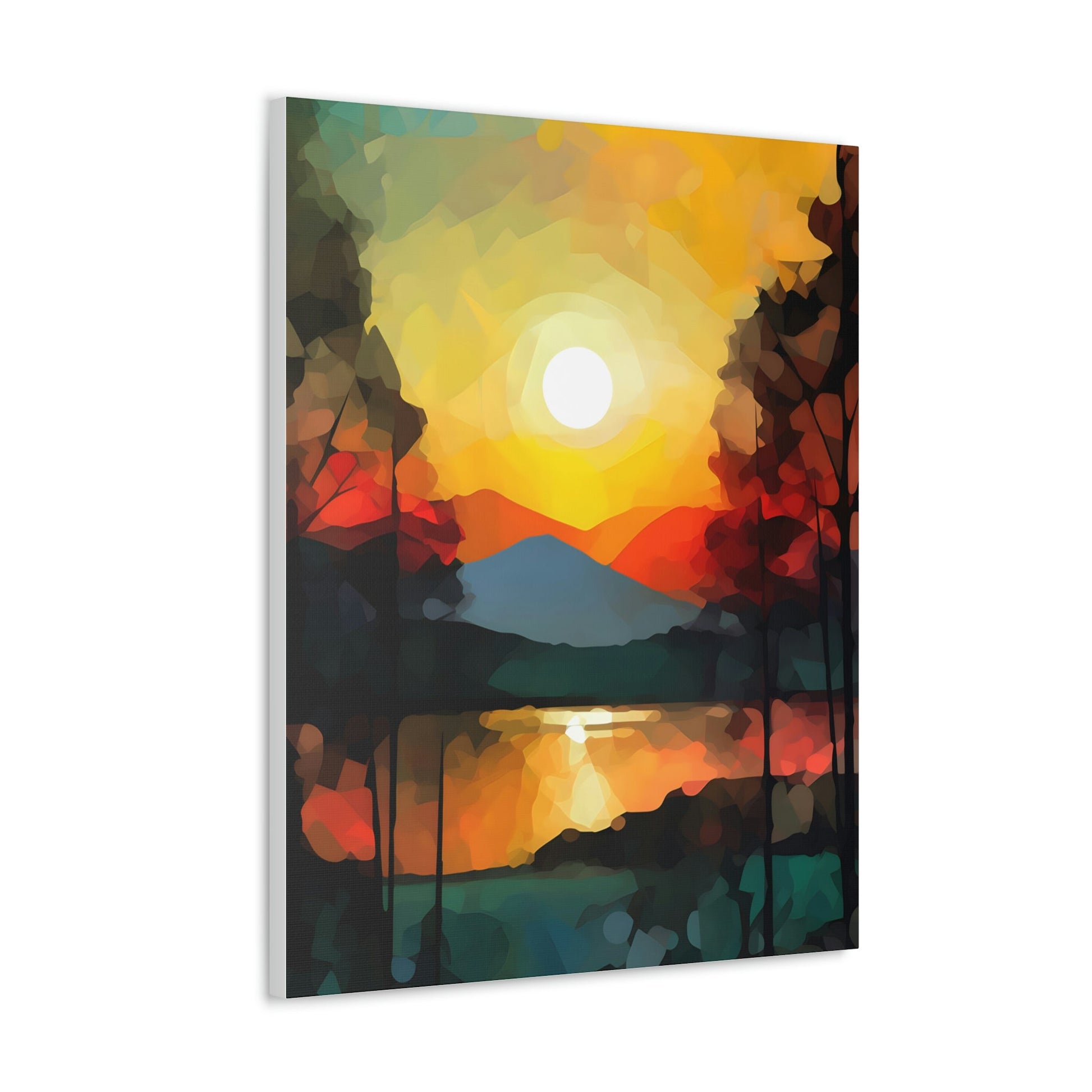 Abstract Style Landscape | Canvas Gallery Wraps