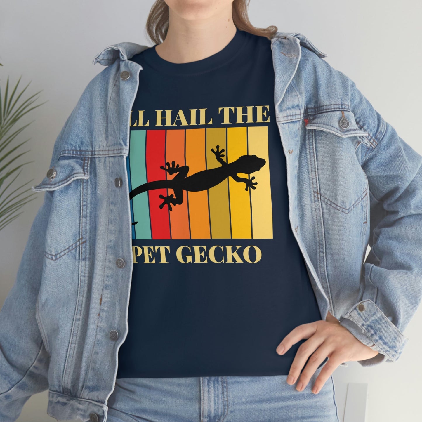 All Hail the Pet Gecko Heavy Cotton Tee