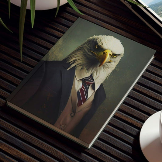 American Gentleman Bald Eagle Hard Backed Journal