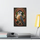 American Kestrel Canvas Gallery Wraps - Art Nouveau Vintage Falcon art