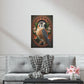 American Kestrel Premium Matte Vertical Posters - Art Nouveau Vintage Falcon art