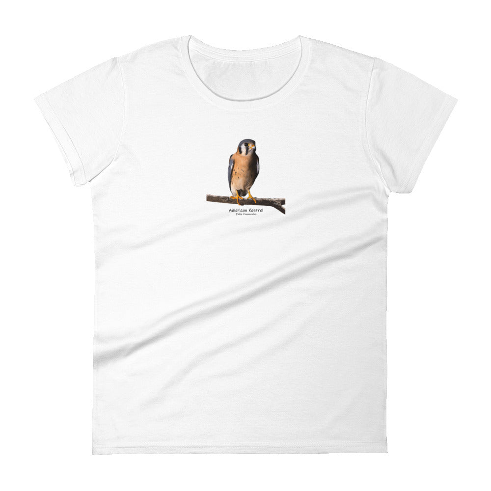 American Kestrel Women's Short Sleeve T-Shirt- Small Print