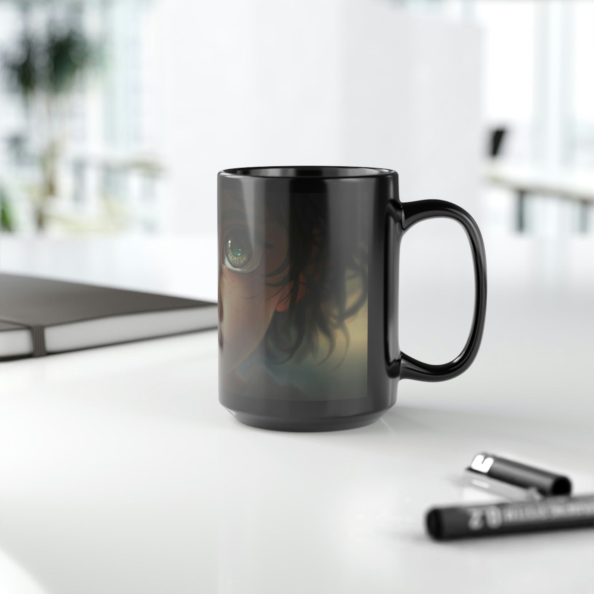 Anime Eyes - 15 oz Coffee Mug