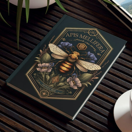 Apis mellifera (Honey Bee) Hard Backed Journal