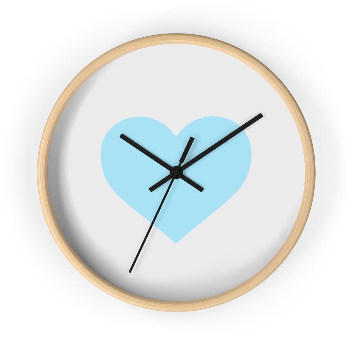 Aqua Wall Clock from ©MyHeart Collection Scandinavian influenced Design Coordinating Nursery Decor baby babiesWall clock