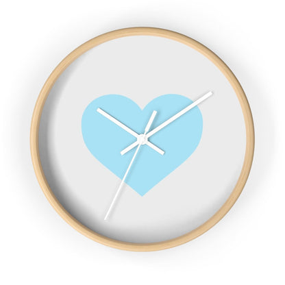 Aqua Wall Clock from ©MyHeart Collection Scandinavian influenced Design Coordinating Nursery Decor baby babiesWall clock