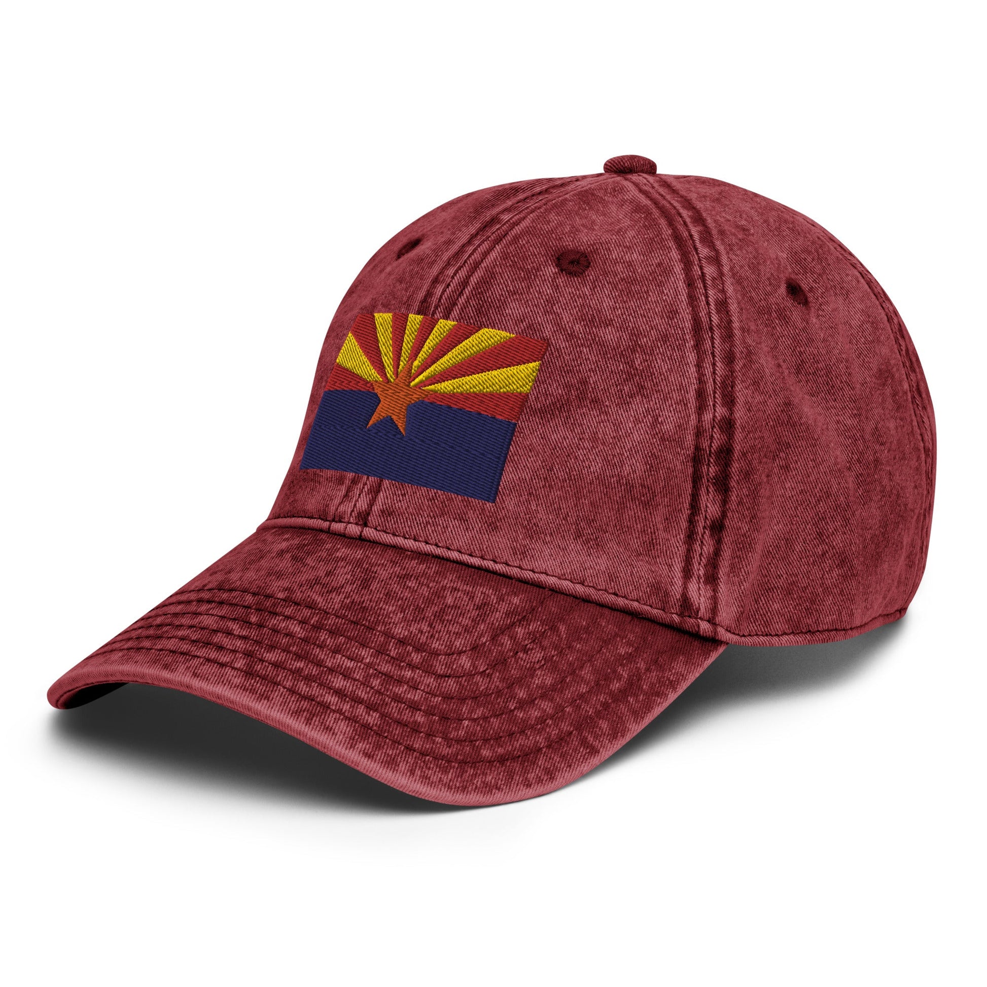 Arizona Flag Vintage Cotton Twill Cap