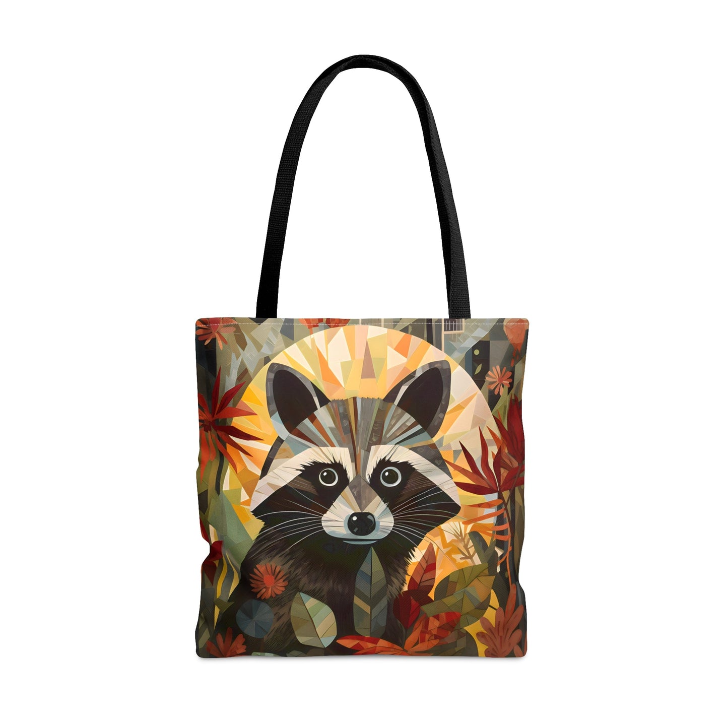 Art Deco Raccoon Tote Bag